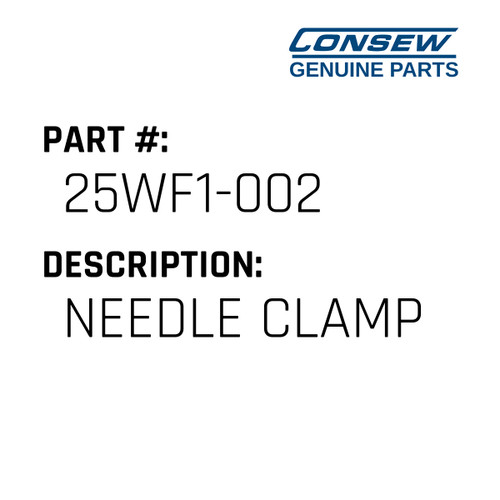 Needle Clamp - Consew #25WF1-002 Genuine Consew Part