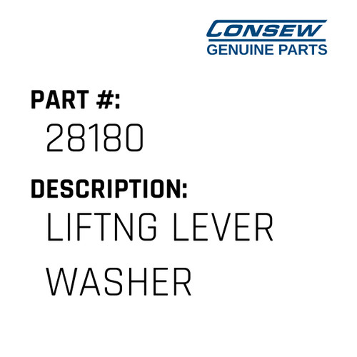 Liftng Lever Washer - Consew #28180 Genuine Consew Part