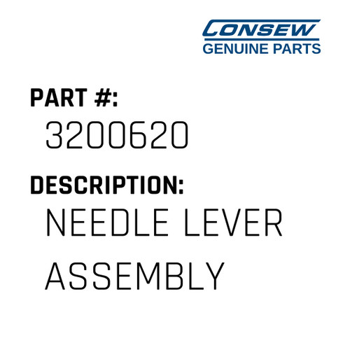 Needle Lever Assembly - Consew #3200620 Genuine Consew Part
