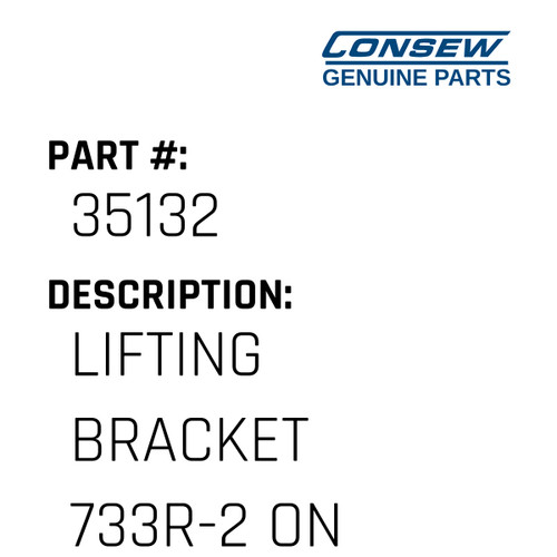 Lifting Bracket 733R-2 Only - Consew #35132 Genuine Consew Part