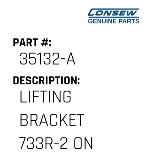 Lifting Bracket 733R-2 Only - Consew #35132-A Genuine Consew Part