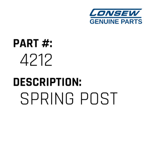 Spring Post - Consew #4212 Genuine Consew Part