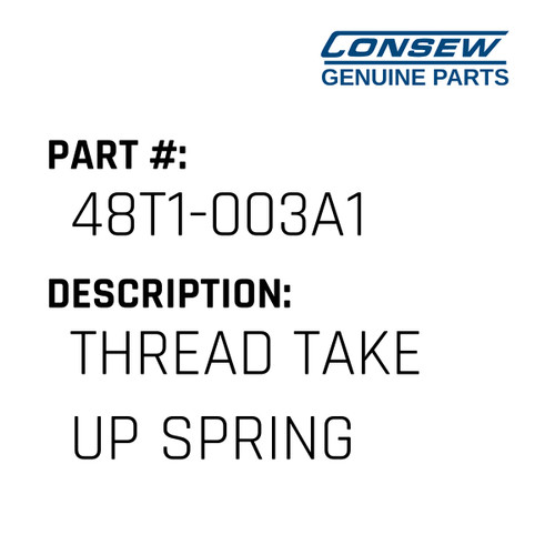 Thread Take Up Spring - Consew #48T1-003A1 Genuine Consew Part