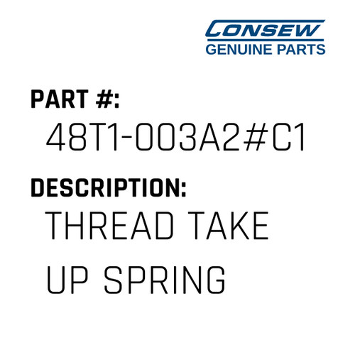 Thread Take Up Spring - Consew #48T1-003A2#C1 Genuine Consew Part