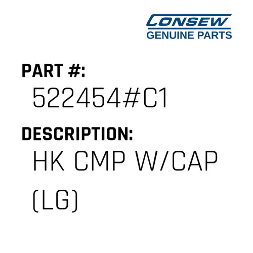 Hk Cmp W/Cap - Consew #522454#C1 Genuine Consew Part