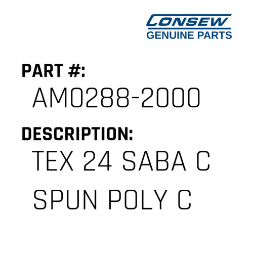 Tex 24 Saba C Spun Poly Core 1000M - Consew #AM0288-2000 Genuine Consew Part