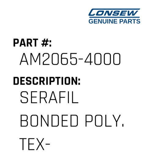 Serafil Bonded Poly. Tex-90, 900M - Consew #AM2065-4000 Genuine Consew Part