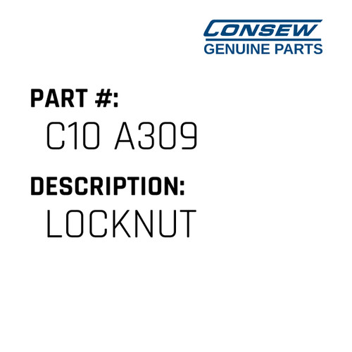 Locknut - Consew #C10 A309 Genuine Consew Part