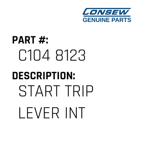 Start Trip Lever Int - Consew #C104 8123 Genuine Consew Part