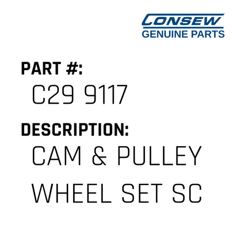 Cam & Pulley Wheel Set Screw - Consew #C29 9117 Genuine Consew Part