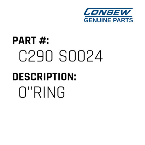 0"Ring - Consew #C290 S0024 Genuine Consew Part
