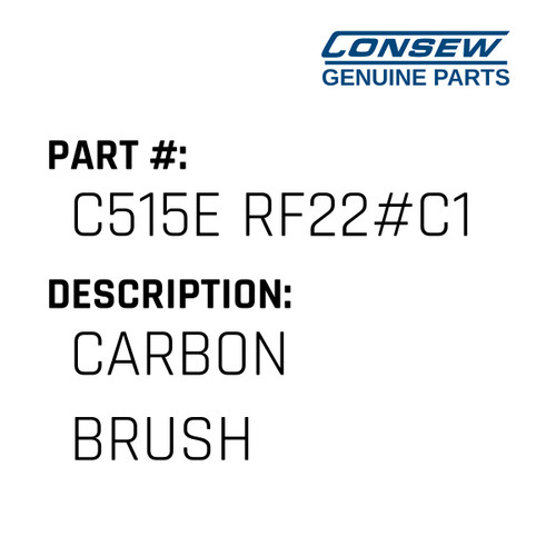 Carbon Brush - Consew #C515E RF22#C1 Genuine Consew Part