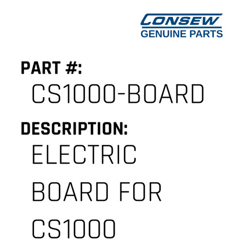 Electric Board For Cs1000 - Consew #CS1000-BOARD Genuine Consew Part