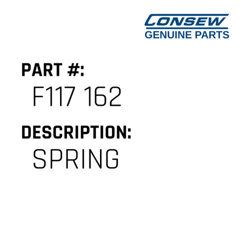 Spring - Consew #F117 162 Genuine Consew Part