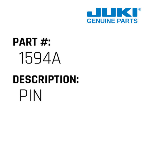 Pin - Juki #1594A Genuine Juki Part