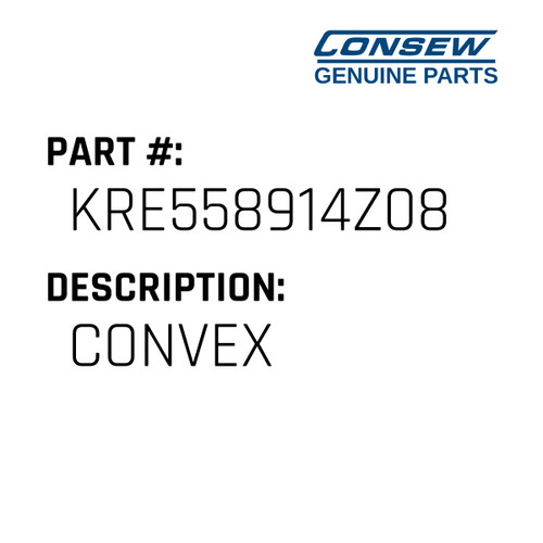 Convex - Consew #KRE558914Z08 Genuine Consew Part