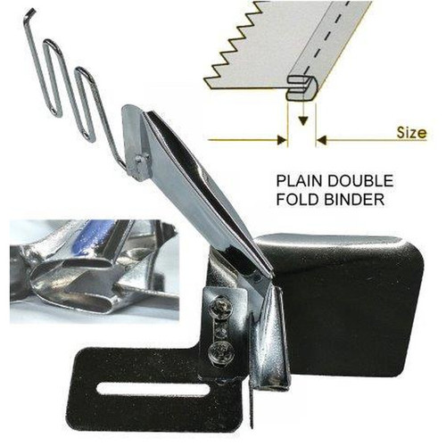 Dbl Fold Plain Bindr - Generic #508LS1-3/4