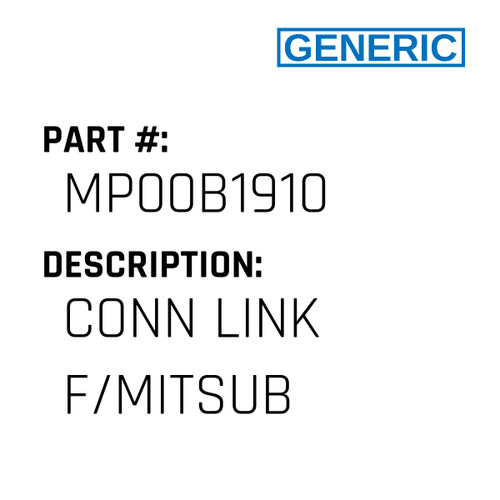 Conn Link F/Mitsub - Generic #MP00B1910