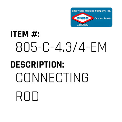 Connecting Rod - EMCO #805-C-4.3/4-EMCO