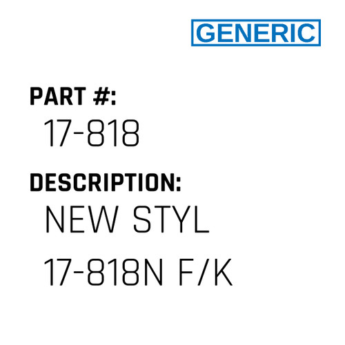 New Styl 17-818N F/K - Generic #17-818