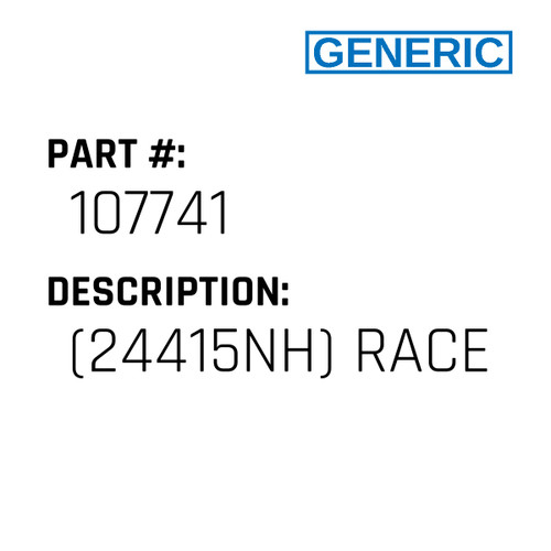 (24415Nh) Race - Generic #107741