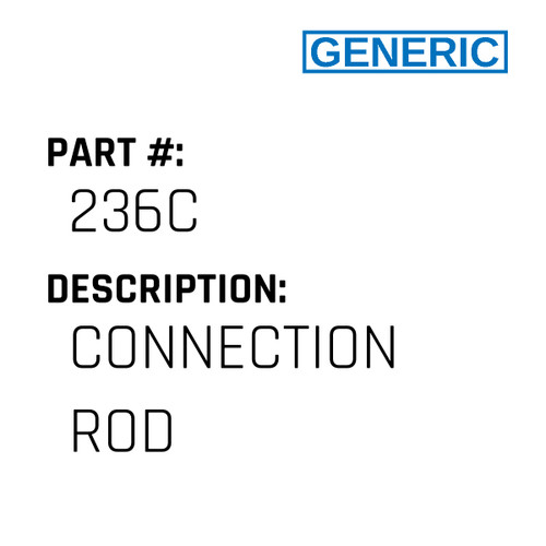 Connection Rod - Generic #236C