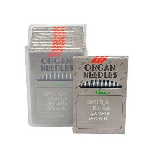 Organ Leather Needles 125 / 20 Chromium For Industrial Sewing Machines - Organ Needle #135X17LR #20