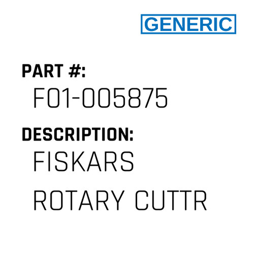 Fiskars Rotary Cuttr - Generic #F01-005875