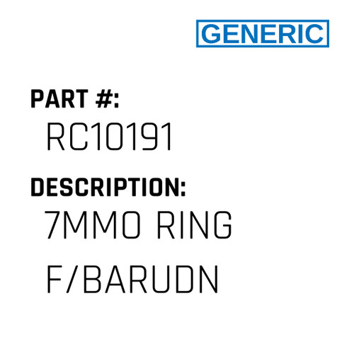 7Mmo Ring F/Barudn - Generic #RC10191