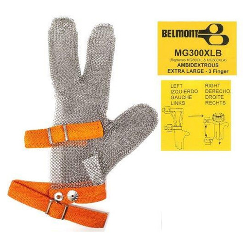 X-Lrg 3-Finger Glove - Generic #MG300XLB