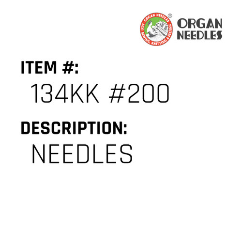 Needles - Organ Needle #134KK #200