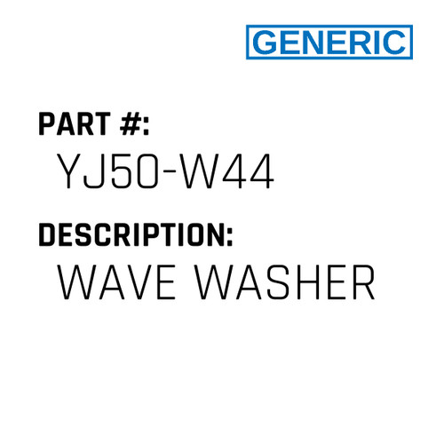 Wave Washer - Generic #YJ50-W44