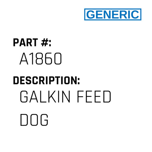Galkin Feed Dog - Generic #A1860