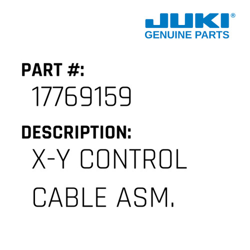 X-Y Control Cable Asm. - Juki #17769159 Genuine Juki Part