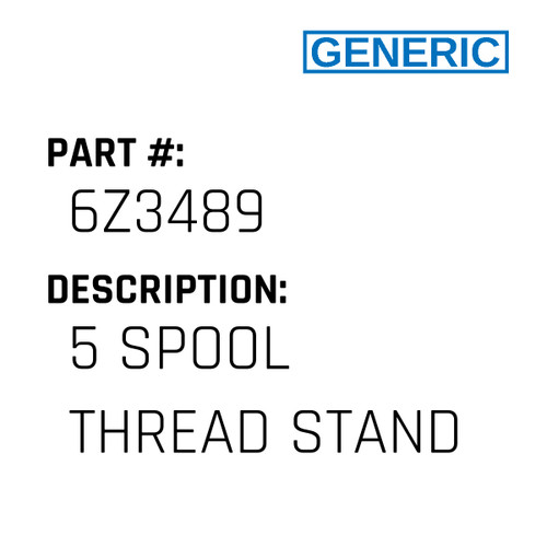 5 Spool Thread Stand - Generic #6Z3489