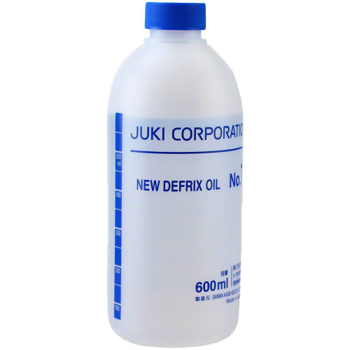 DEFRIX OIL NO.1(600CC) Genuine Juki New Defrix No.1 Sewing Machine & Serger Oil (600ML) Use this oil on all makes and models of sewing machines and sergers. Download The MSDS Sheet Quantity 20 Ounces