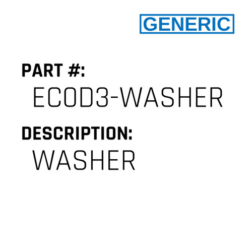 Washer - Generic #EC0D3-WASHER