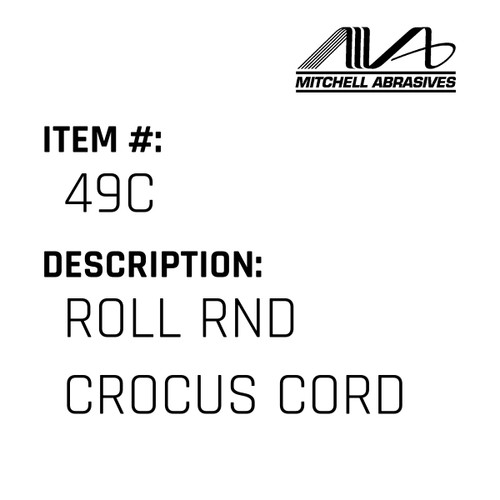 Roll Rnd Crocus Cord - Mitchells #49C