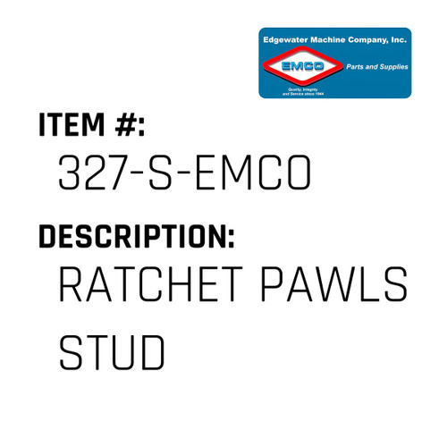 Ratchet Pawls Stud - EMCO #327-S-EMCO