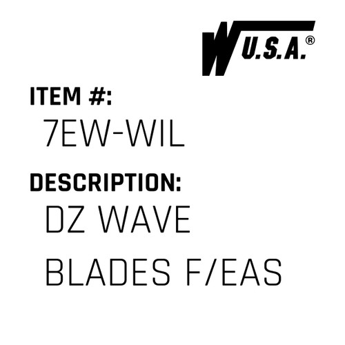 Dz Wave Blades F/Eas - Wilson #7EW-WIL