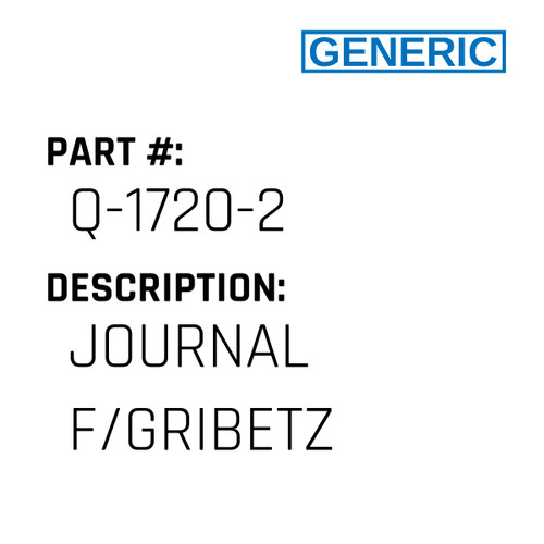 Journal F/Gribetz - Generic #Q-1720-2