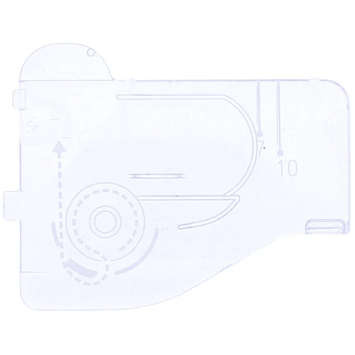 HOOK COVER  Guaranteed to fit Juki Sewing Machine Models: HZL-F300, HZL-F400, HZL-F600, HZL-G110, HZL-G120, HZL-G210, HZL-G220  * This bobbin cover plate is for needle plates with thread guides. If yours does not have a thread guide, you may need  Cover Plate, Juki #40107601 .