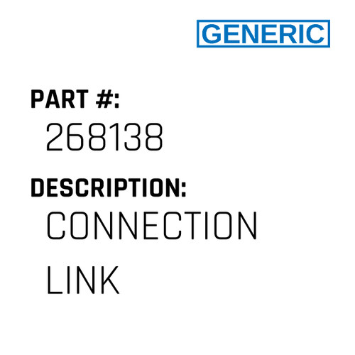 Connection Link - Generic #268138