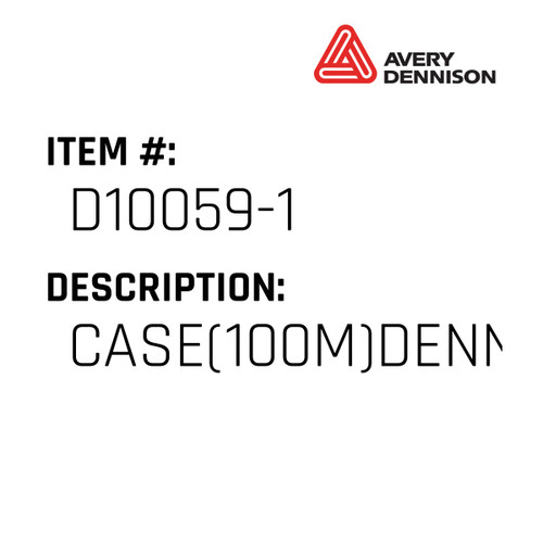 Case(100M)Denn Stapl - Avery-Dennison #D10059-1