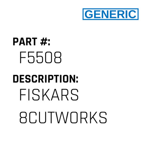 Fiskars 8Cutworks - Generic #F5508
