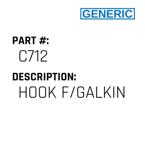 Hook F/Galkin - Generic #C712