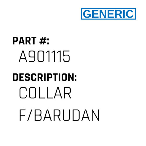 Collar F/Barudan - Generic #A901115