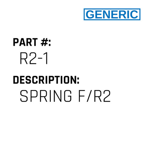 Spring F/R2 - Generic #R2-1