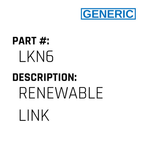 Renewable Link - Generic #LKN6