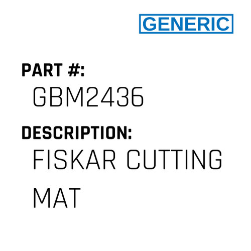 Fiskar Cutting Mat - Generic #GBM2436
